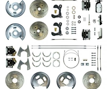 Right Stuff 1955-57 Chevrolet Bel Air, "Show And Go" 4-Wheel Manual Disc Brake Conversion FSC554SDCSX