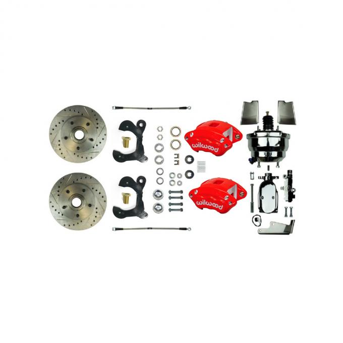 Right Stuff 1959-64 Chevrolet Impala/Bel Air, Performance Front Disc Brake Conversion Kit FSC60DCCZX