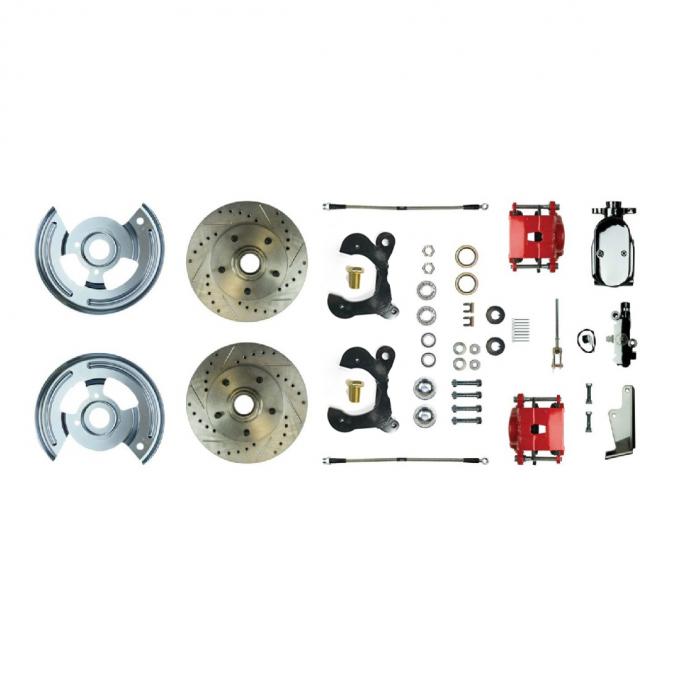 Right Stuff 1955-57 Chevrolet Bel Air/Nomad, Manual Front Disc Brake Conversion FSC55SDCZX