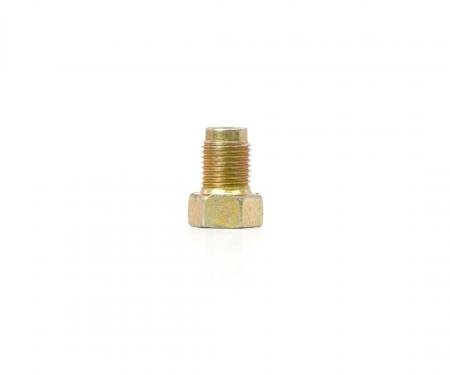 Right Stuff 3/16" Tube W/10 x 1 Thread, 1/2" Hex, Bubble Flare, Metric Gold Fitting MSP6