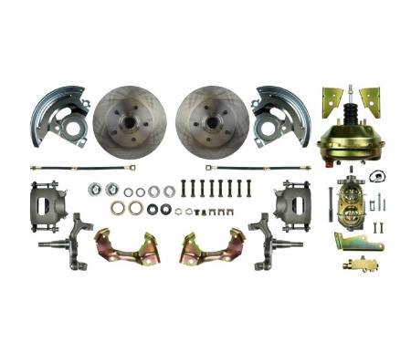 Right Stuff 64-72 Chevelle/GM A-Body, Power 9" Booster, 2" Drop Front Disc Brake Conversion AFXDC01D