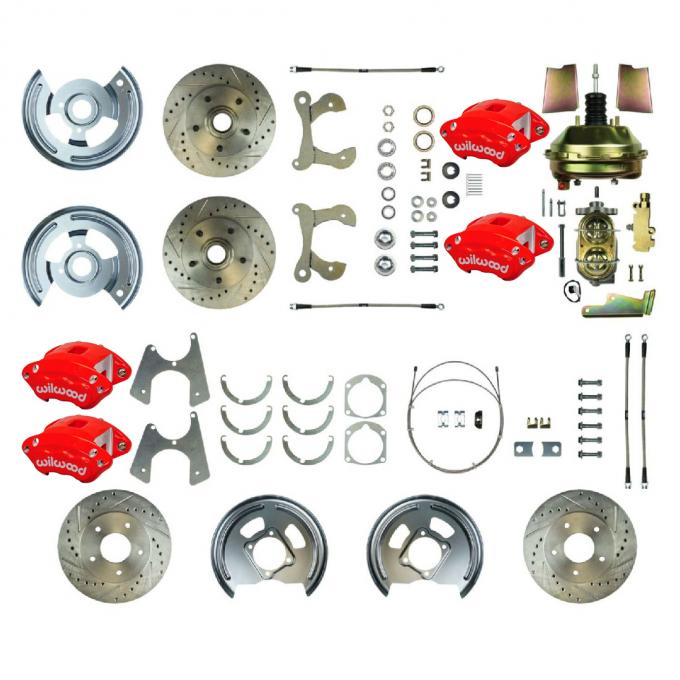 Right Stuff 1959-64 Chevrolet Impala/Bel Air, Performance Front Disc Brake Conversion Kit FSC604DCCZ