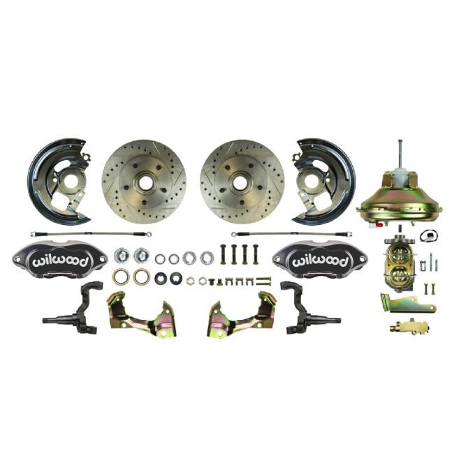 Right Stuff 1964-1974 GM A/F/X Body, Front Power Disc Brake Conversion Kit AFXDC32S