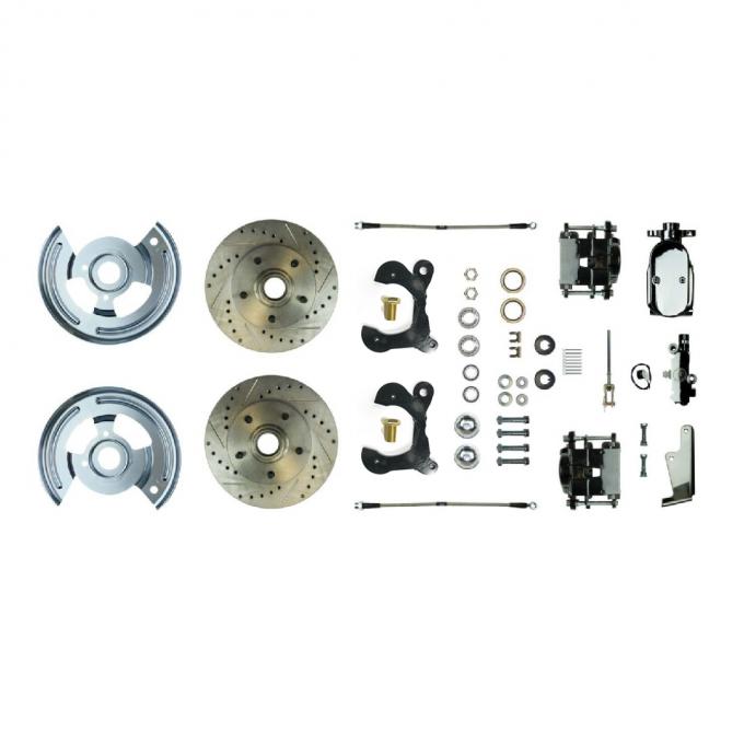 Right Stuff 1959-64 Chevrolet Impala/Bel Air, Manual Front Disc Brake Conversion Kit FSC59SDCSX
