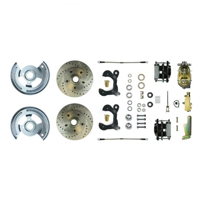 Right Stuff 1955-57 Chevrolet Bel Air/Nomad, Manual Front Disc Brake Conversion FSC55SDCS