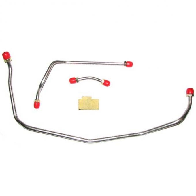 Right Stuff 1970 Chevelle W/LS6 Short Pump Pre-Bent OE Steel Fuel Pump to Carburetor Line CPC7006