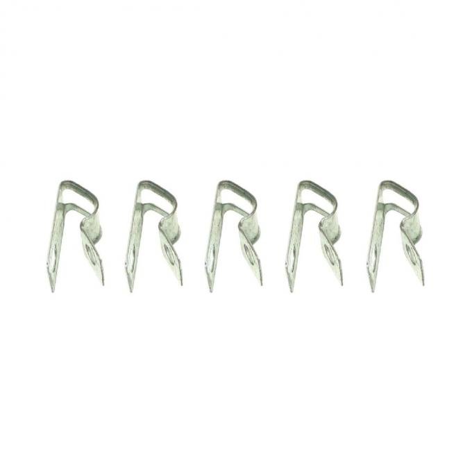 Right Stuff 1968-72 Chevrolet Chevelle W/3/8 Line & 1/4 Return 5-Piece Fuel Line Clip Set CCS019