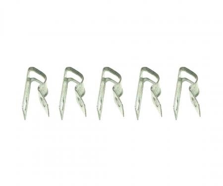 Right Stuff 1968-72 Chevrolet Chevelle W/3/8 Line & 1/4 Return 5-Piece Fuel Line Clip Set CCS019