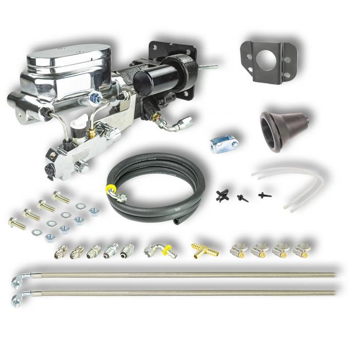 Right Stuff 1967-74 GM A/F/X-Body, Chrome Hydro Boost & Master Cylinder Combination Kit JHB015171
