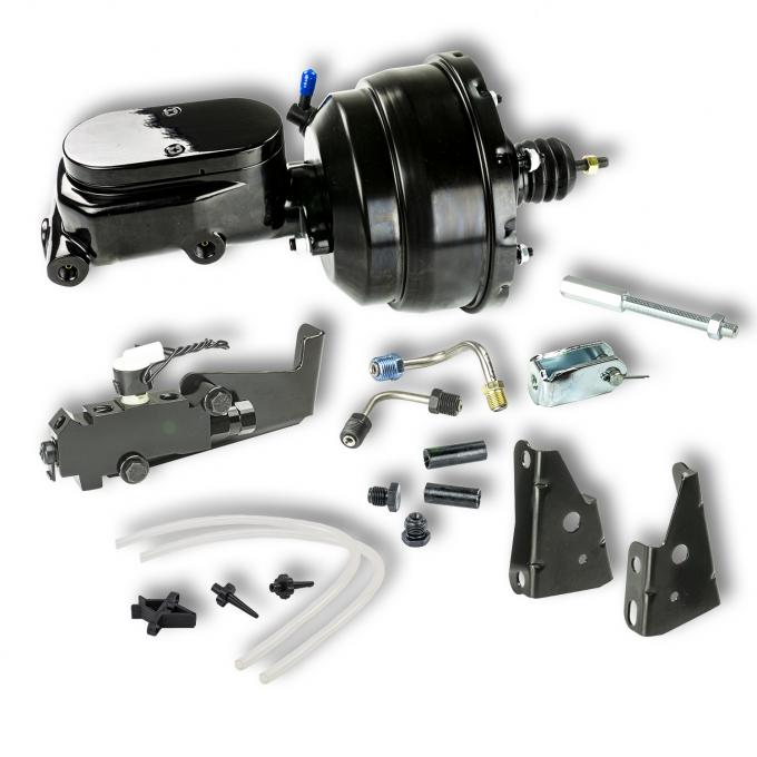 Right Stuff 1964-74 GM A/F/X-Body W/ Disc & Drum, Black Booster Master Cylinder Combo Kit B81315171