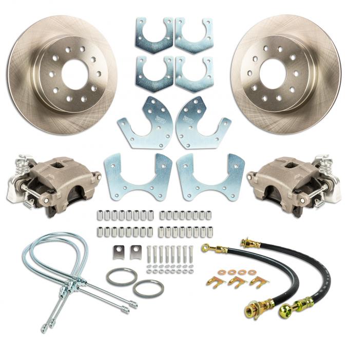 Right Stuff Ford 8" Large Bearing Or 9" Rear W/Small Bearing, Rear Disc Brake Conversion Kit ZDCRD02