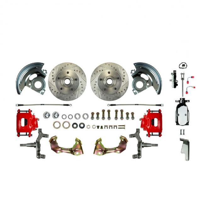 Right Stuff 64-72 Chevelle/A-Body, Show N Go, 2" Drop, Front Manual Disc Brake Conversion AFXSD01DZX