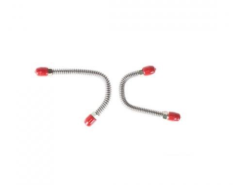 Right Stuff 1967-68 Chevelle W/3/8" Right & 7/16" Left OE Steel Front Caliper Inlet Line CFC6702