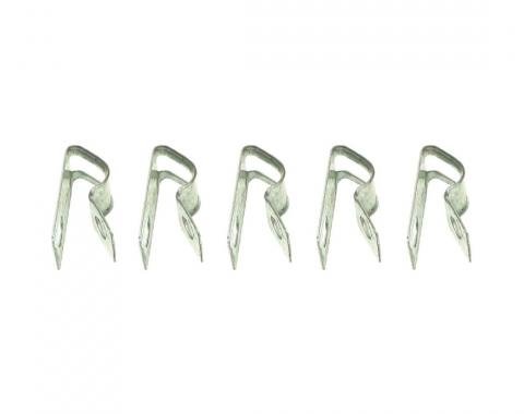 Right Stuff 1968-72 Chevrolet Chevelle W/3/8 Line & 1/4 Return 5-Piece Fuel Line Clip Set CCS019