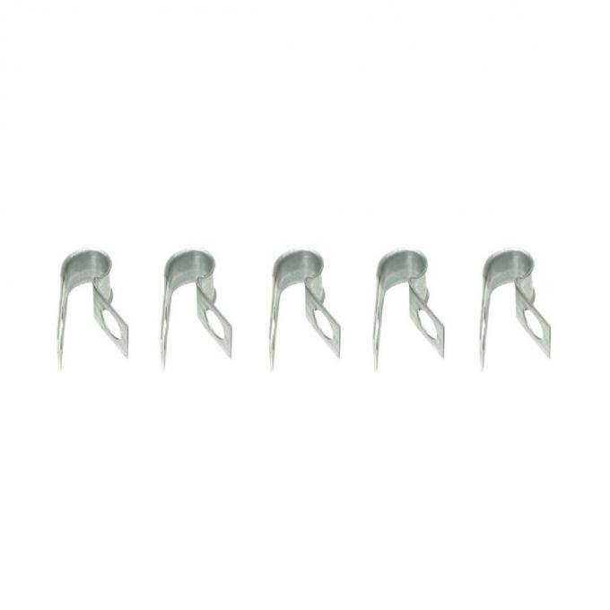 Right Stuff 1968-72 Chevrolet Chevelle/El Camino W/5/16" Line 5-Piece Fuel Line Clip Set CCS017