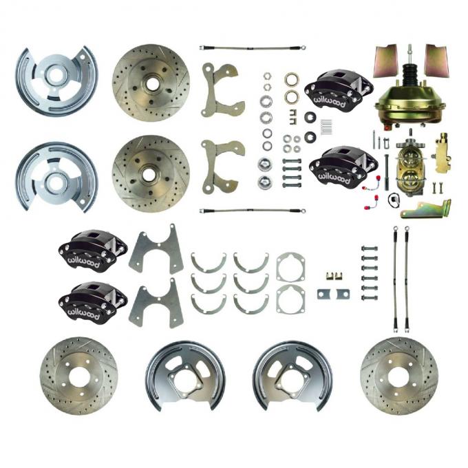 Right Stuff 1959-64 Chevrolet Impala/Bel Air, Performance Front Disc Brake Conversion Kit FSC604DCCS