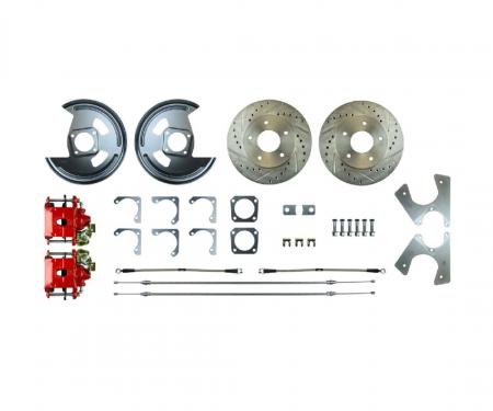 Right Stuff 1964-77 GM A/F-Body, Non-Staggard Shocks, Rear Disc Brake Conversion Kit AFXRD01Z