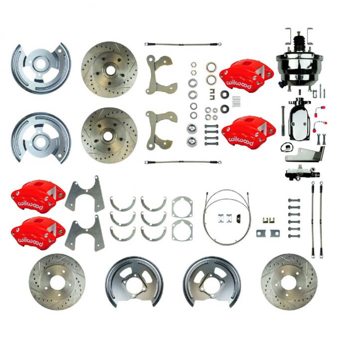 Right Stuff 1959-64 Chevrolet Impala/Bel Air, Performance Front Disc Brake Conversion Kit FSC604DCCZX