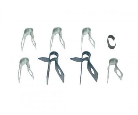 Right Stuff 1968 Chevrolet Chevelle/El Camino, 8-Piece Brake Line Clip Set CCS015