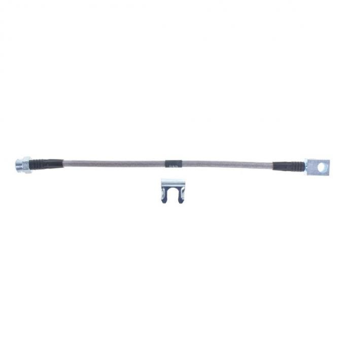 Right Stuff 1968 GM A-Body, 14.25" Braided Stainless Steel Rear Brake Flex Hoses FH25S
