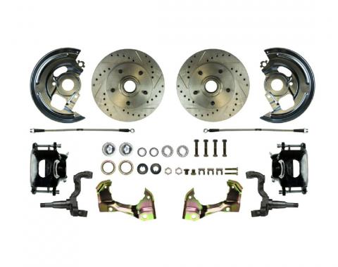 Right Stuff 1964-1972 Chevelle/GM A-Body Front 'At The Wheel' Big Brake Upgrade Kit AFXWK01CS