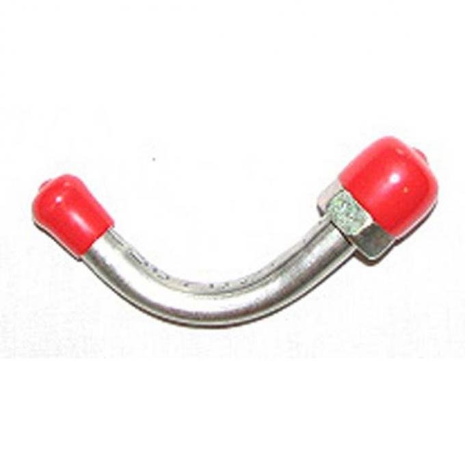Right Stuff 1966 Pontiac GTO W/V8 & 4bbl, Pre-Bent Fuel Pump To Carb Aluminum Fuel Line FPC6601