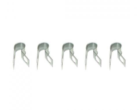 Right Stuff 1968-72 Chevrolet Chevelle/El Camino W/5/16" Line 5-Piece Fuel Line Clip Set CCS017