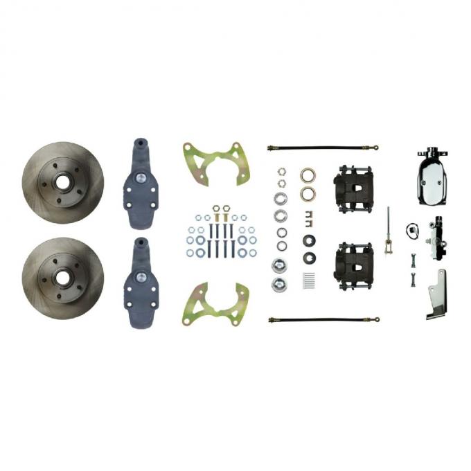 Right Stuff 1959-64 Impala/Bel Air, 2" Drop, Manual Front Disc Brake Conversion Kit FSC59SDDX