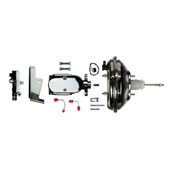 Right Stuff 1967-72 GM A/F-Body W/Disc & Disc, Chrome Brake Booster & Master Cylinder Combo J10035672