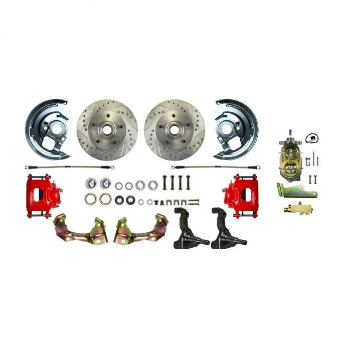Right Stuff 1964-1972 Chevelle/A-Body/Show N Go/ Front Manual Disc Brake Conversion Kit AFXSD01CZ