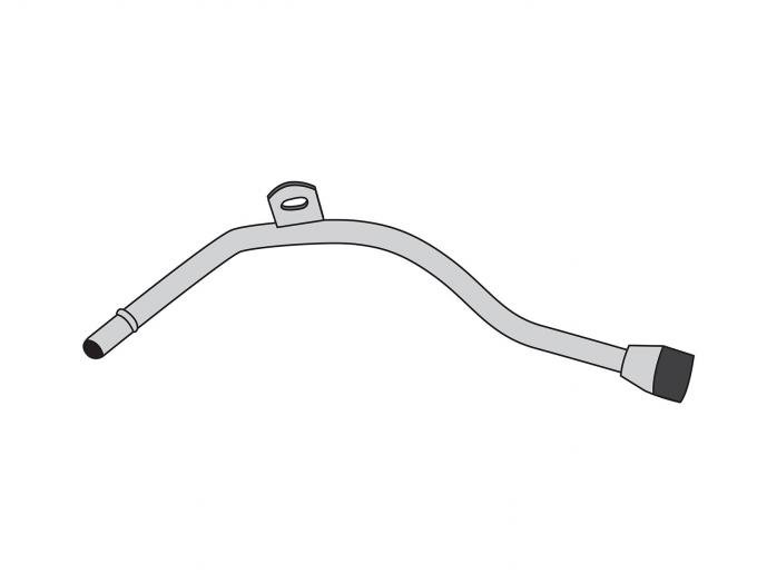 Right Stuff 1965-67 Pontiac A-Body, Pre-Bent Stainless Steel Power Brake Vacuum Line ABV6501S