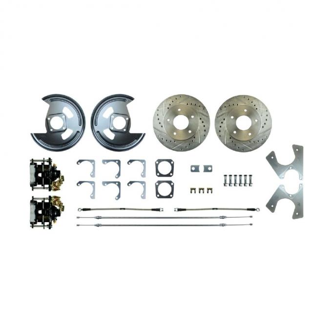 Right Stuff 1964-77 GM A/F-Body Rear Power Disc Brake Conversion for Factory 14" Wheel Setup AFXRD14A
