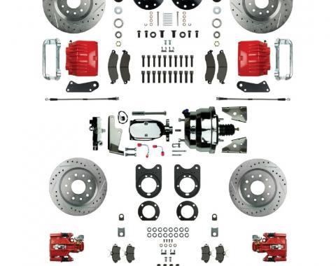 Right Stuff 1964-1974 GM A/F/X-Body, Power 4-Wheel Big Brake Conversion Kit AFXDC51CZX