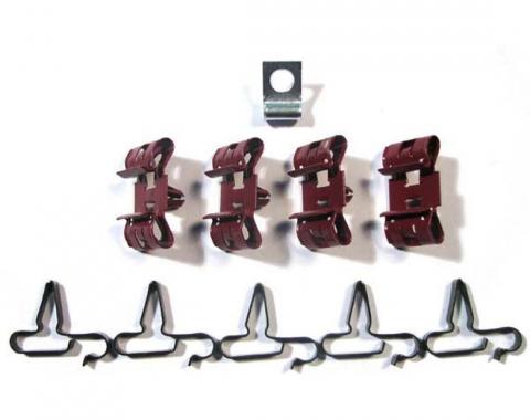 Right Stuff 1967 Chevrolet Chevelle/El Camino, 10-Piece Brake Line Clip Set CCS014