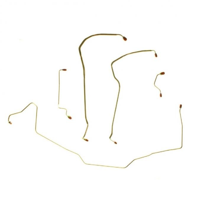 Right Stuff 1970 GM A-Body, Pre-Bent OE Steel Power Front Disk Brake Line Kit AKT7003