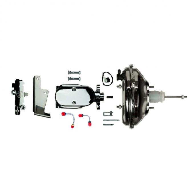 Right Stuff 1967-72 GM A/F-Body W/Disc & Drum, Chrome Brake Booster & Master Cylinder Combo J10035171