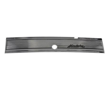 AMD Glove Box Fascia, Chrome, Malibu Script, 67 Chevelle P-GBC1800
