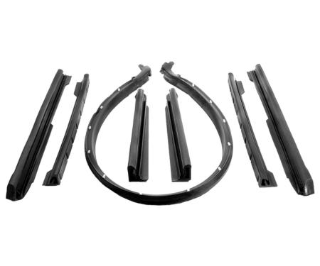 Metro Moulded Parts 1968-1972 Pontiac / Oldsmobile / Buick / Chevrolet Convertible Top Rail Kit RR 1610