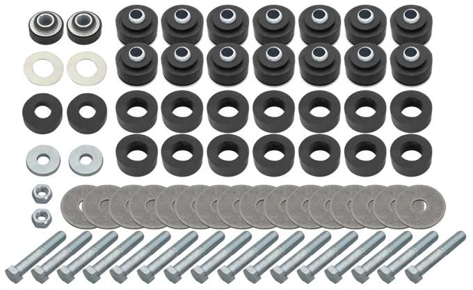 AMD Body & Radiator Support Bushing Set w/ Hardware, 64-67 Chevelle Cutlass Convertible; GTO Skylark Coupe & Convertible P-SB515K