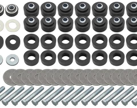 AMD Body & Radiator Support Bushing Set w/ Hardware, 64-67 Chevelle Cutlass Convertible; GTO Skylark Coupe & Convertible P-SB515K