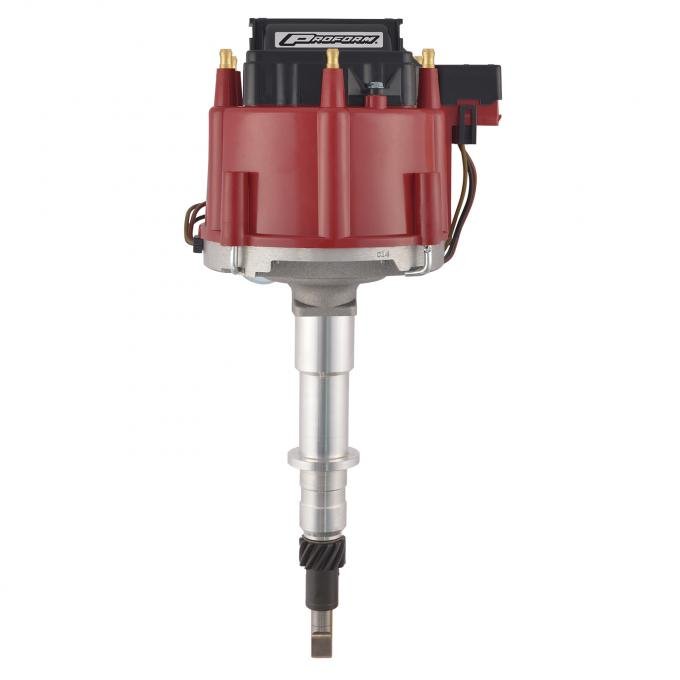 Proform HEI Distributor, Street/Strip, Built-In Coil, Red Cap, Fits AMC Inline 6 Engines 67186