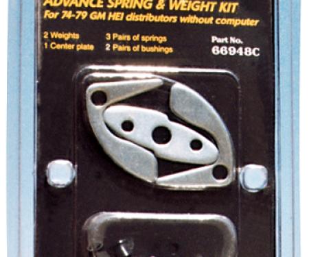Proform Engine Distributor Advance Curve Kit, Fits GM HEI Distributor, 3 Sets of Springs 66948C