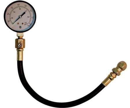 Proform Tire Pressure Gauge, 0-60 PSI Range, 1-1/2 Diameter Face, Inc Hose and Chuck 67403