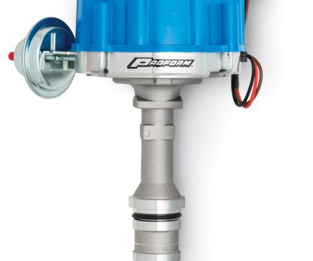 Proform HEI Distributor, Street/Strip, Built-In Coil, Blue Cap, For Ford 351W Engine 66983B