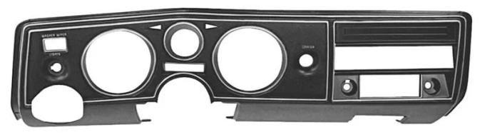 AMD Dash Instrument Carrier, Without A/C & with Astro Ventilation, 69 Chevelle El Camino P-CH24892