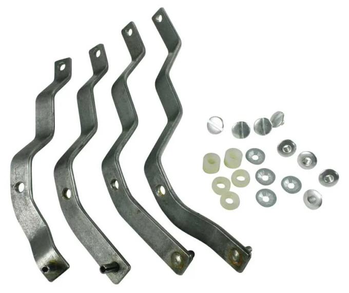 AMD Heater & A/C Control Steel Levers (4pc Set), 67 Chevelle El Camino P-CC17009