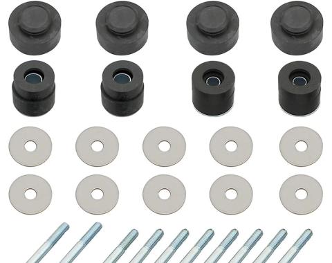 AMD Body & Radiator Support Bushing Set w/ Hardware, 68-72 Chevelle Cutlass Coupe; El Camino P-SB516K