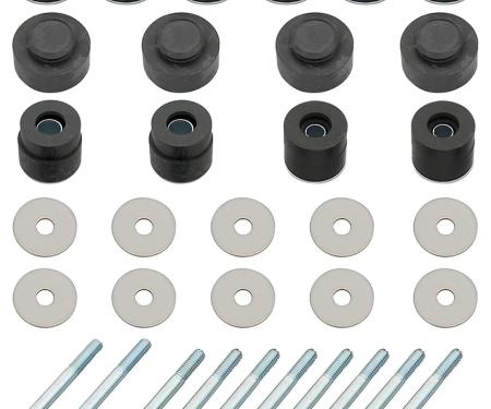 AMD Body & Radiator Support Bushing Set w/ Hardware, 68-72 Chevelle Cutlass Coupe; El Camino P-SB516K