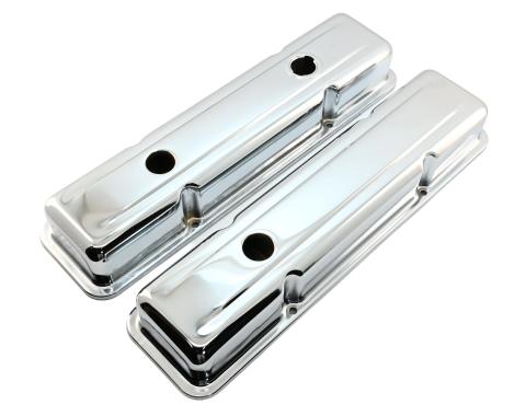 CFR Performance Steel Valve Covers Fits 1958-1986 Small Block Chevy SBC 283-400 - Short Style HZ-9518
