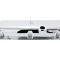 CFR Performance Steel OEM-Style Short Valve Covers Fits 1965-1972 Chevy BB 396-427-454 - Recessed Corner - 1-2 Holes HZ-9504